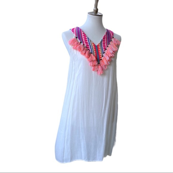 America & Beyond Tassel Dress NWT Small - Picture 4 of 14